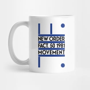 New Order Fact 50 1981 Movement Mug